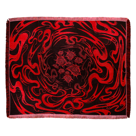 Blood Underworld - Ghost Portal Woven Blanket