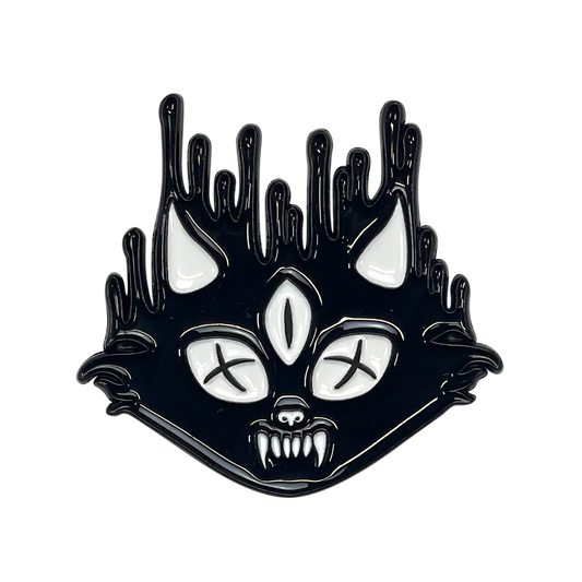 Doom - Melting Cat Enamel Pin
