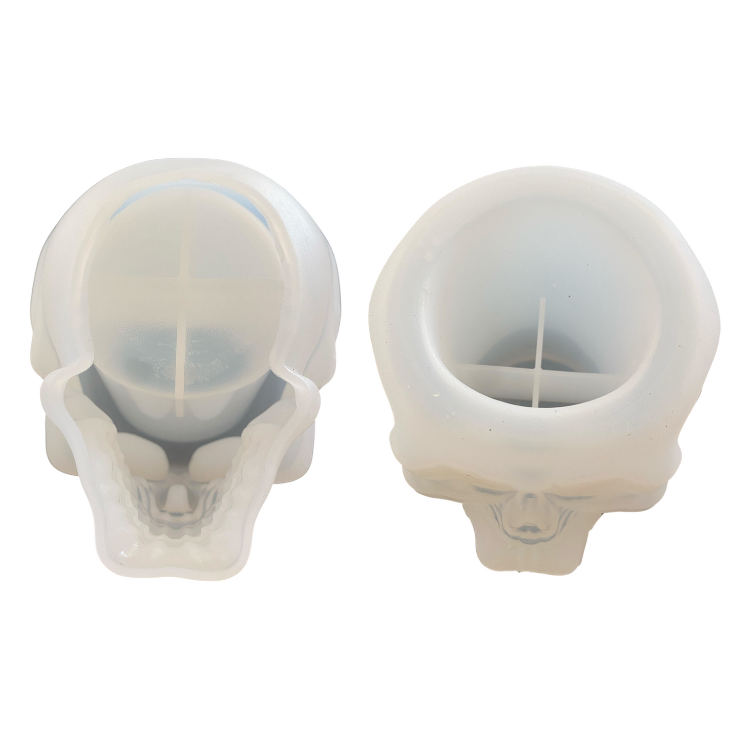 4” Skull Planter Silicone Mold