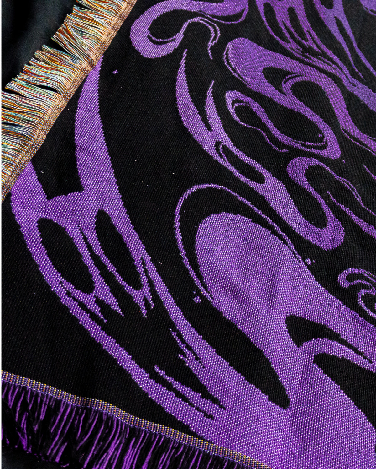 Lilac Underworld - Ghost Portal Woven Blanket