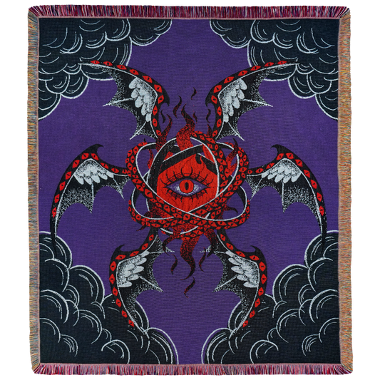 Mephisto - Seraphim Dark Angel Woven Blanket