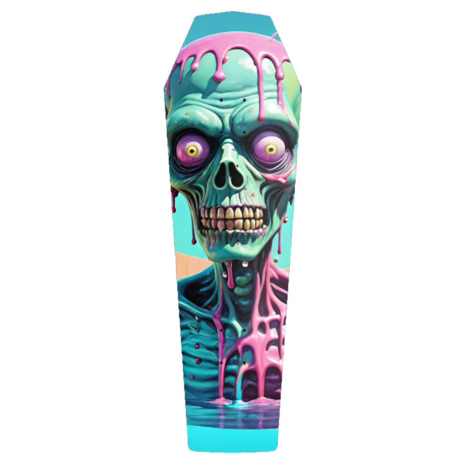 Coffin Pool Deck Melting Candy Zombie Skateboard