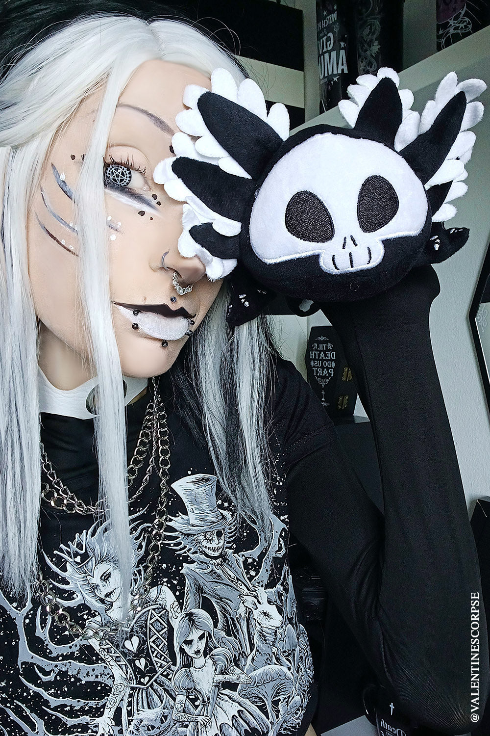 Spooksalotl the Axolotl Plush Toy