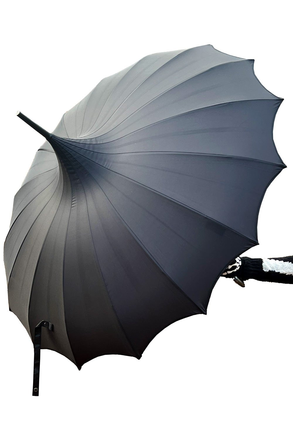 Batwing Pagoda Umbrella MIDNIGHT BLACK