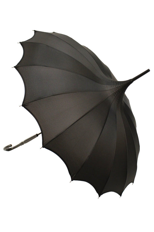 Batwing Pagoda Umbrella MIDNIGHT BLACK