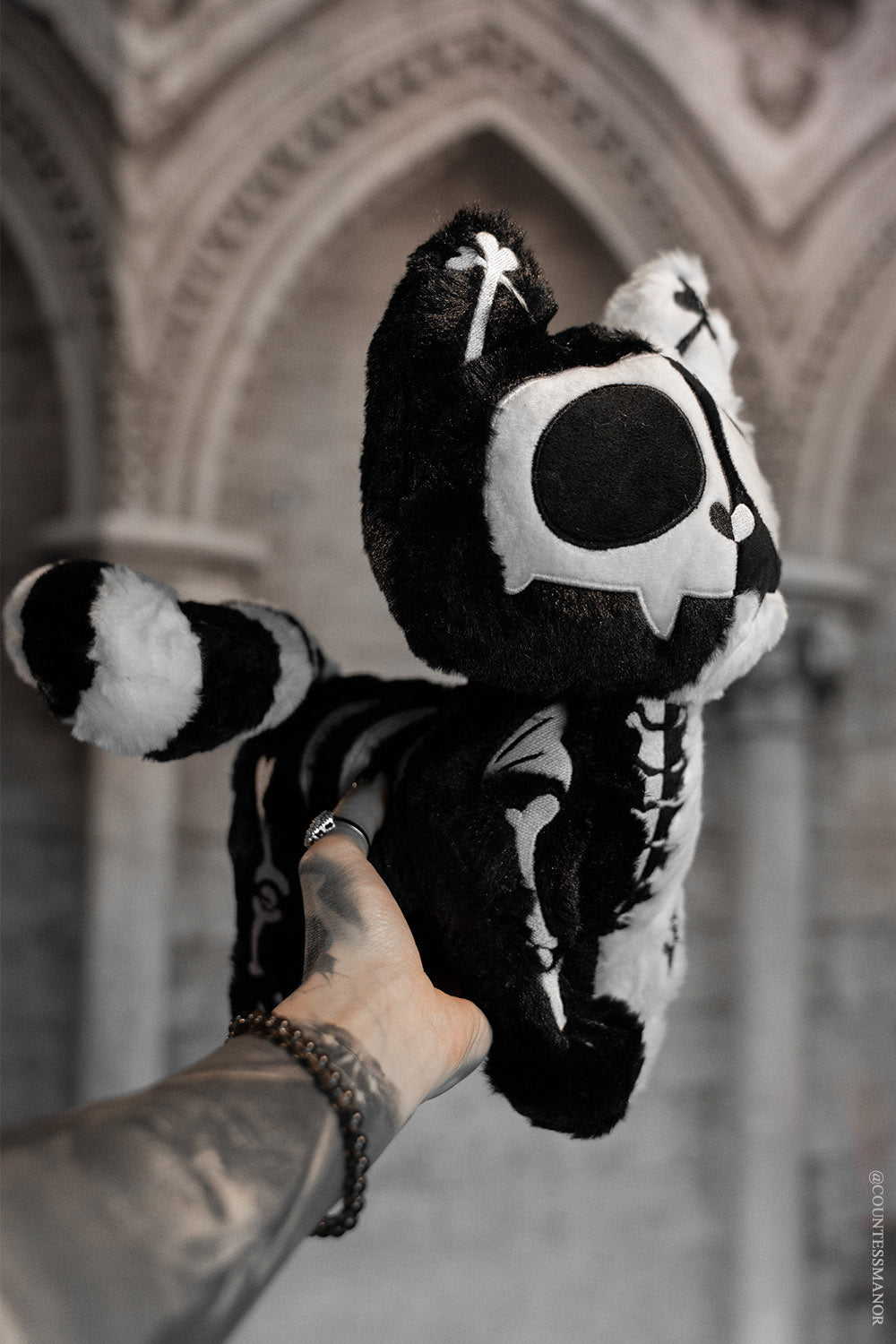 Splitzokitty Plush Toy Black and White Limited Edition