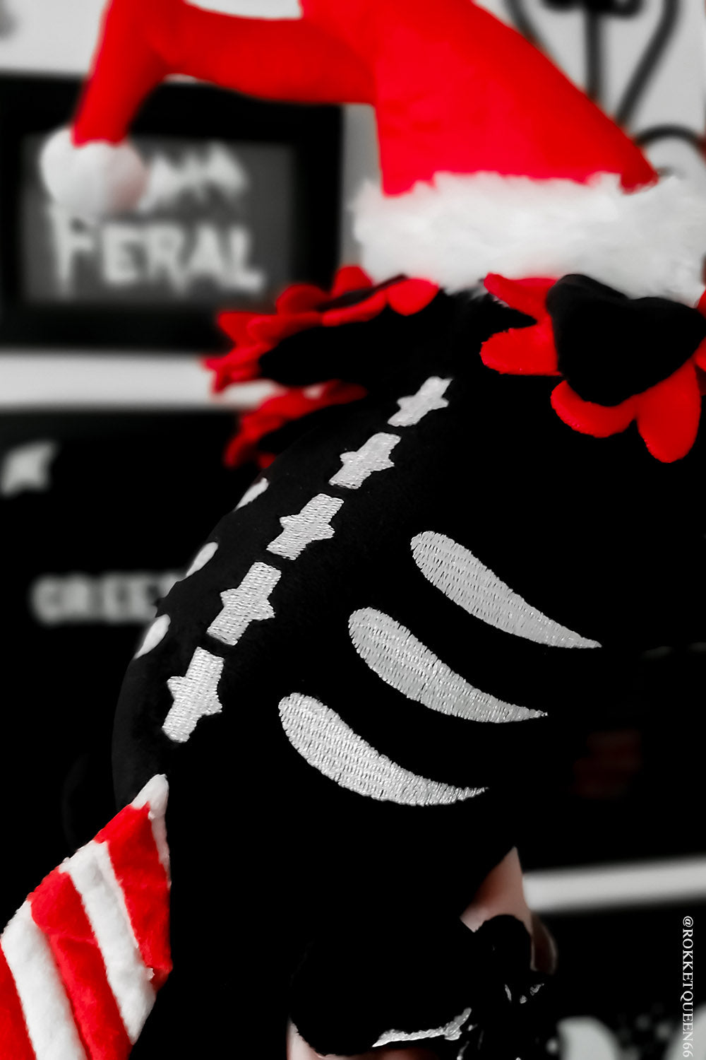 Santa Spooksalotl Plush Toy Limited Holiday Edition