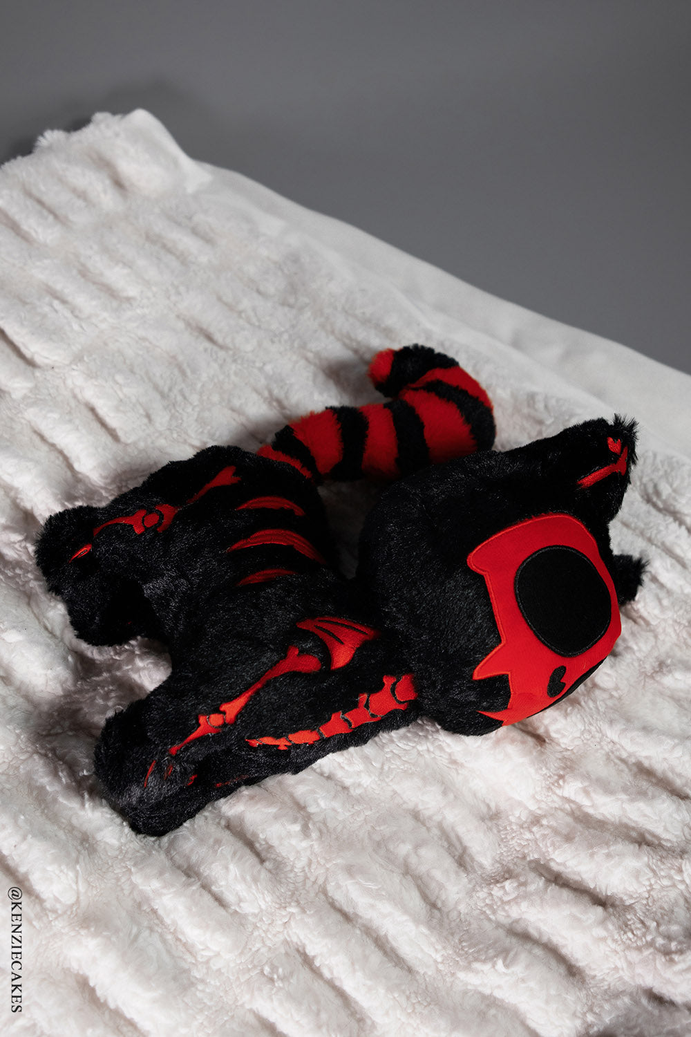 Skelekitty Plush Toy Red Bones Limited Edition