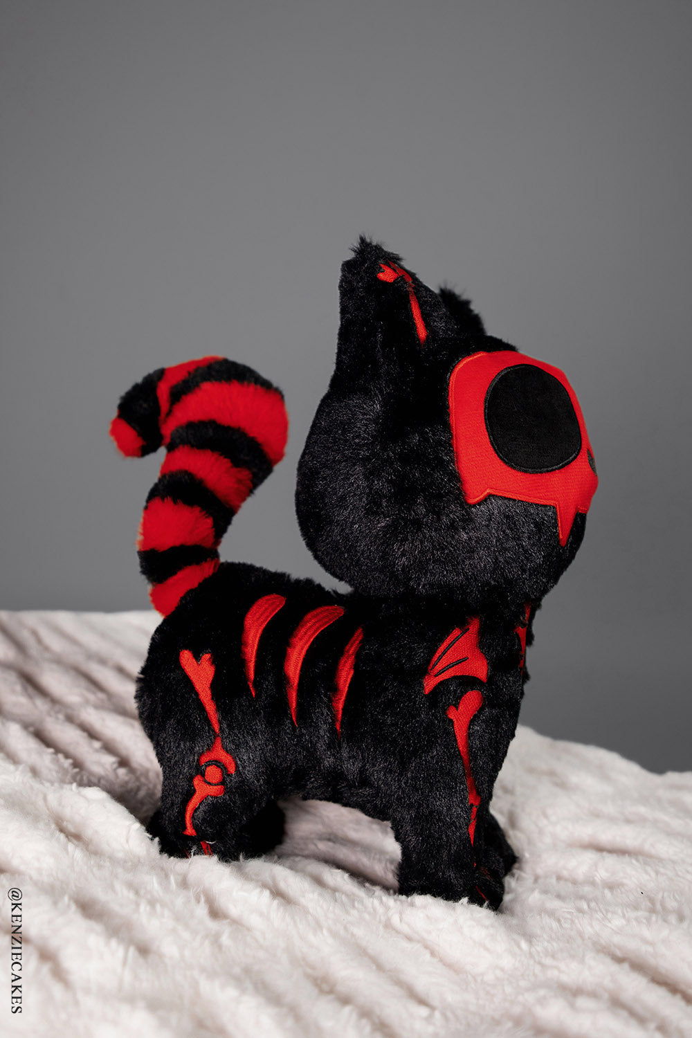 Skelekitty Plush Toy Red Bones Limited Edition
