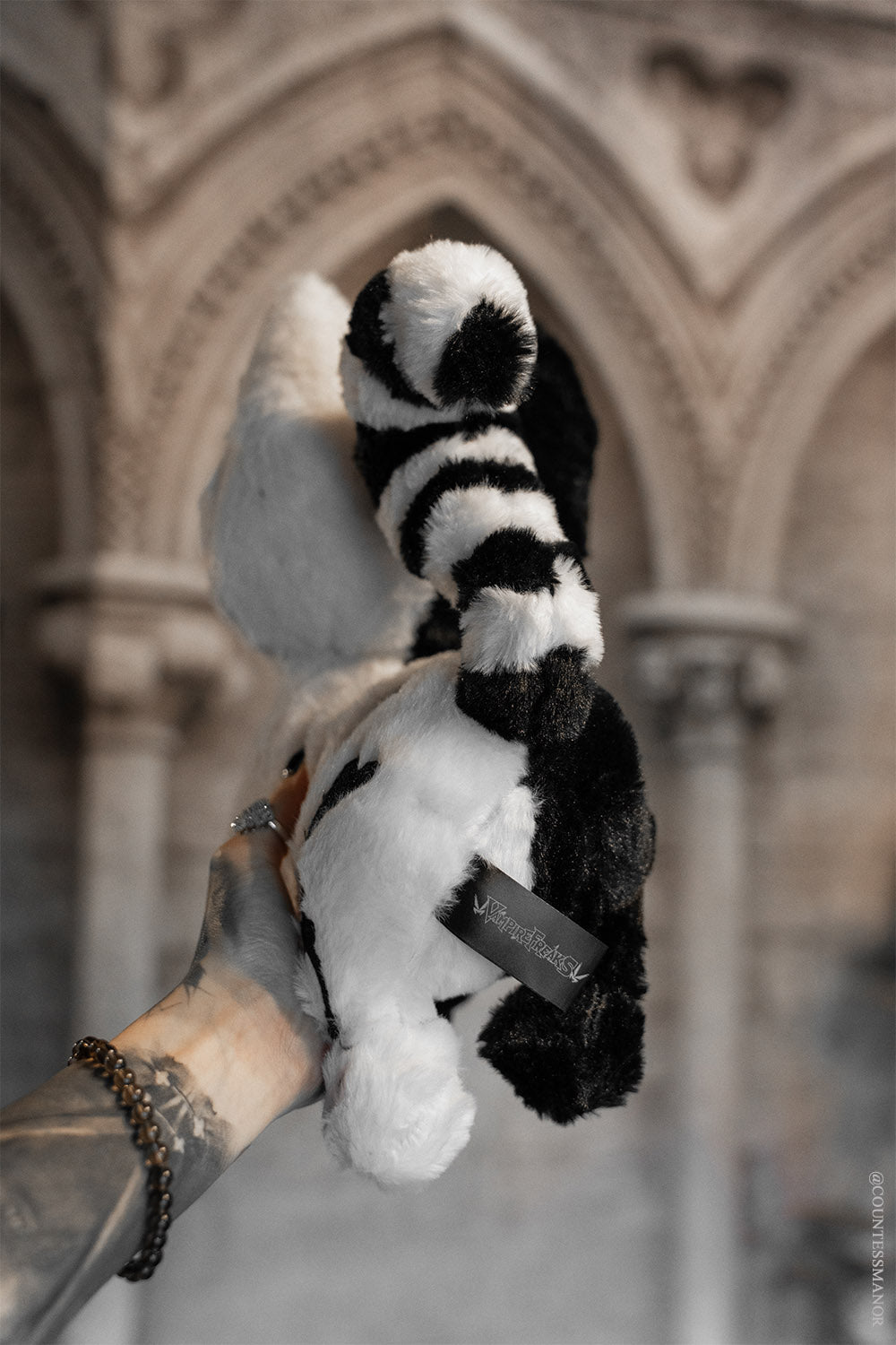 Splitzokitty Plush Toy Black and White Limited Edition