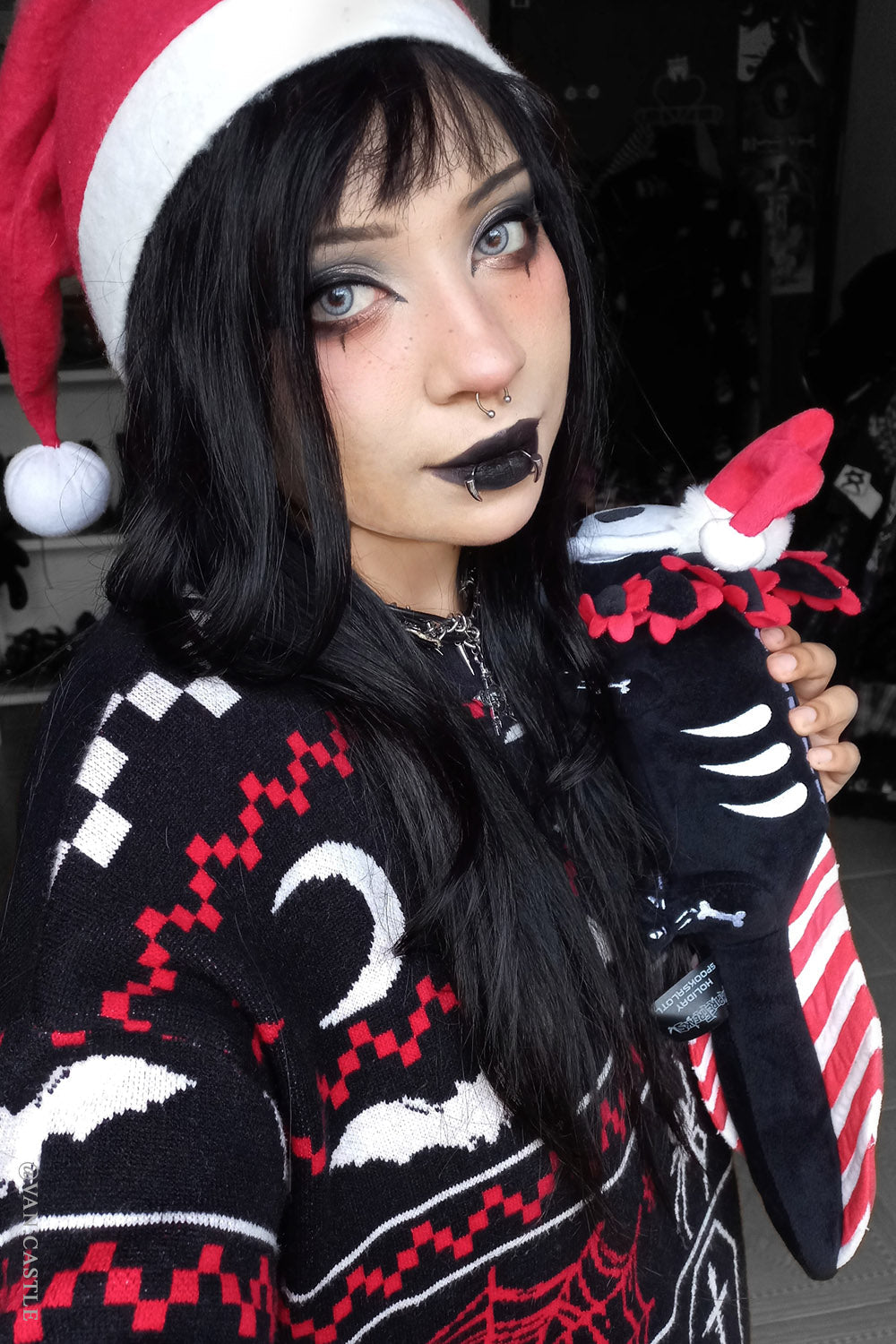 Santa Spooksalotl Plush Toy Limited Holiday Edition