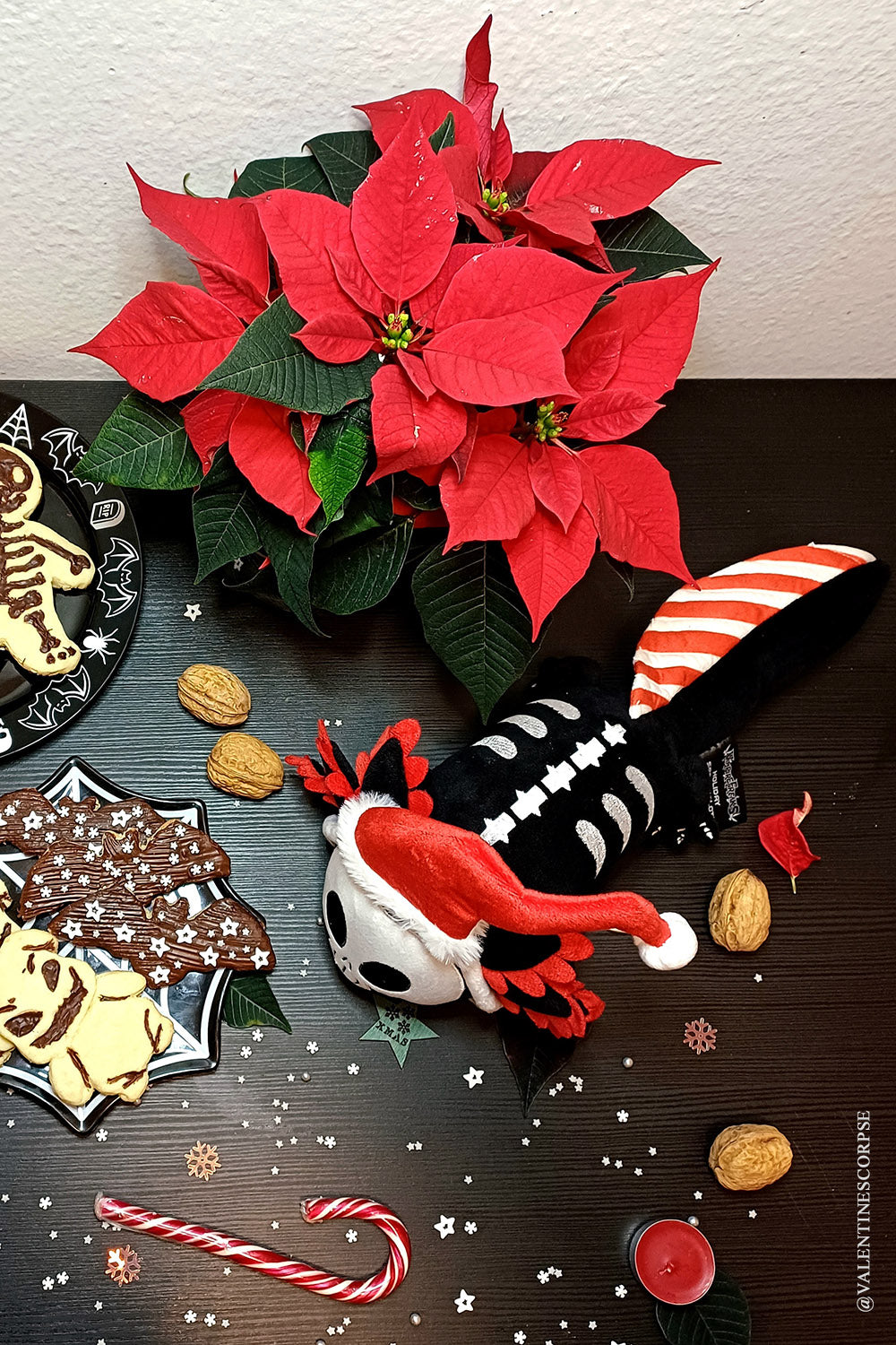 Santa Spooksalotl Plush Toy Limited Holiday Edition