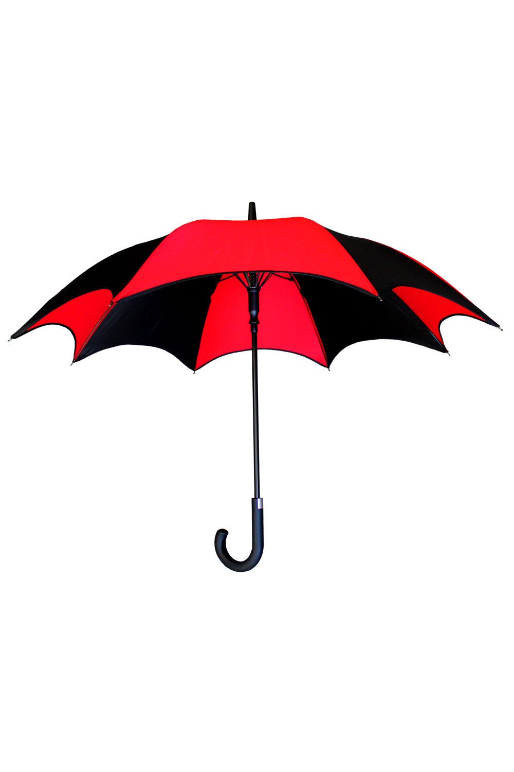 Funeral Procession Umbrella BLACK and RED