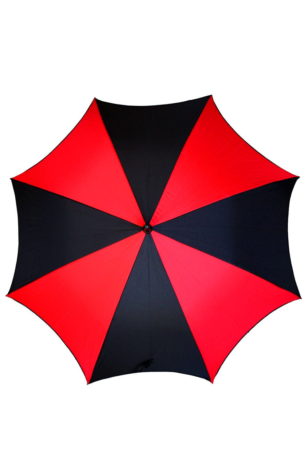 Funeral Procession Umbrella BLACK and RED