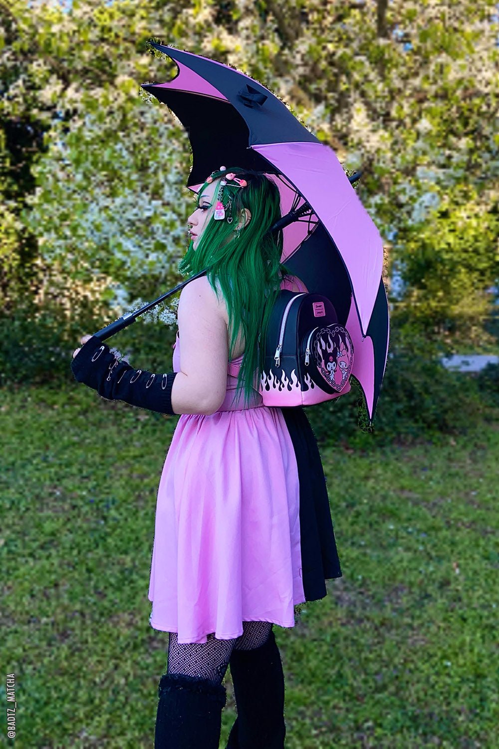 Funeral Procession Umbrella PASTEL PINK