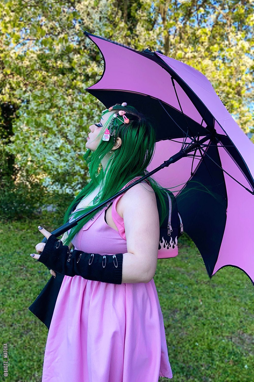 Funeral Procession Umbrella PASTEL PINK