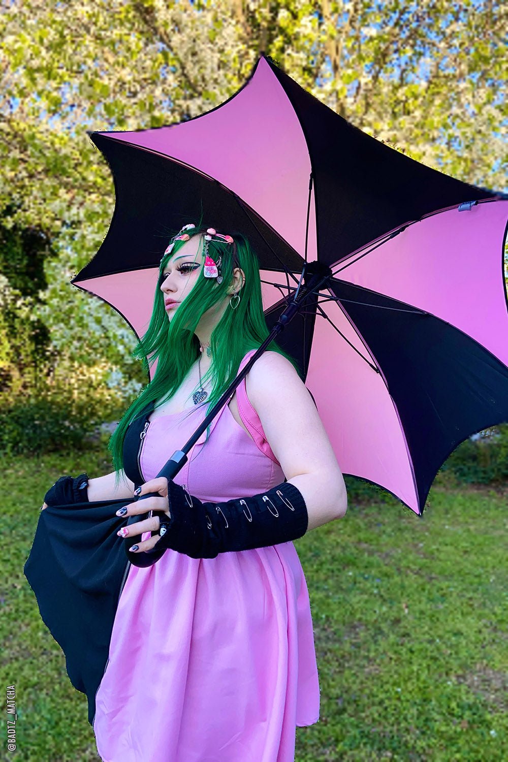Funeral Procession Umbrella PASTEL PINK