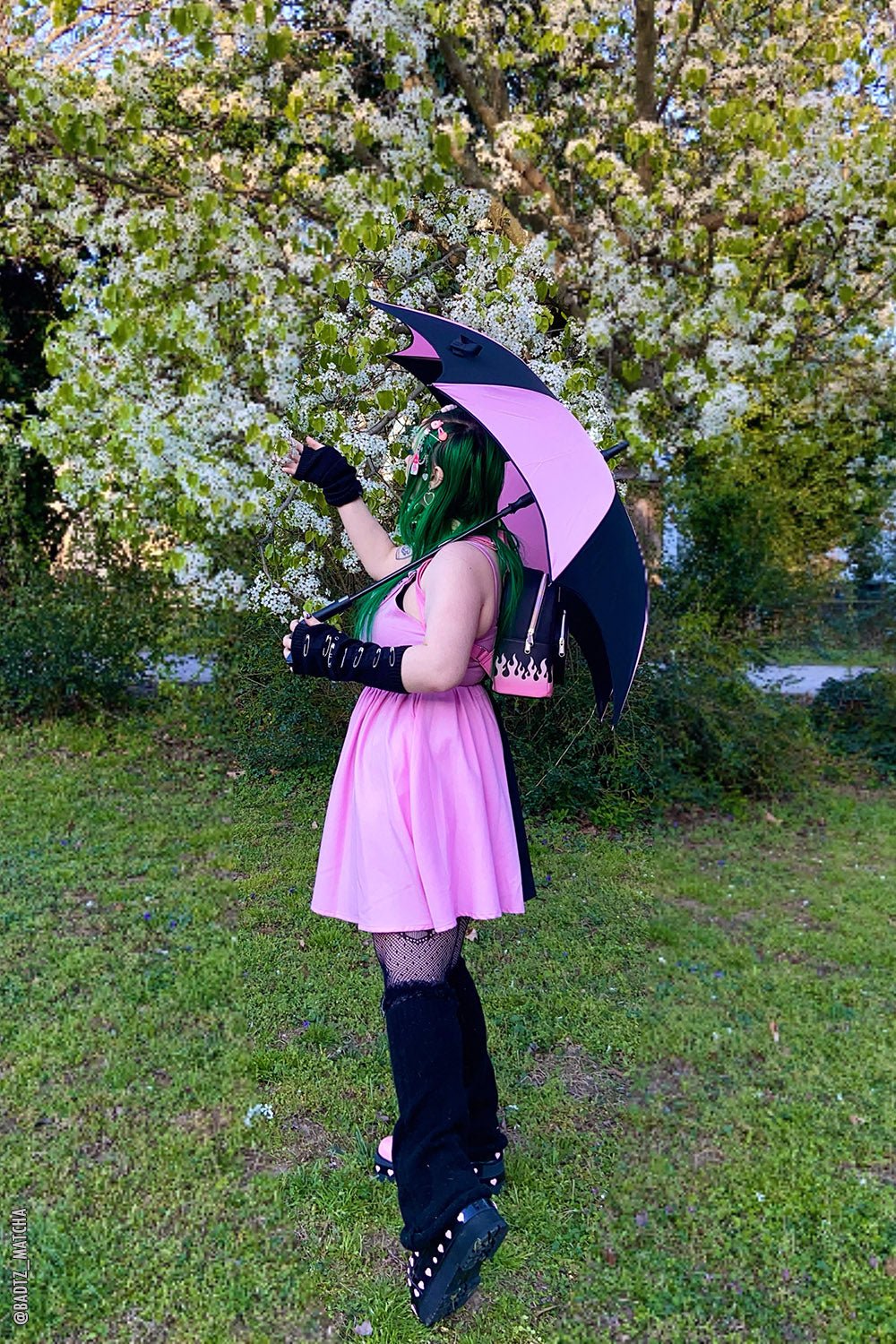 Funeral Procession Umbrella PASTEL PINK