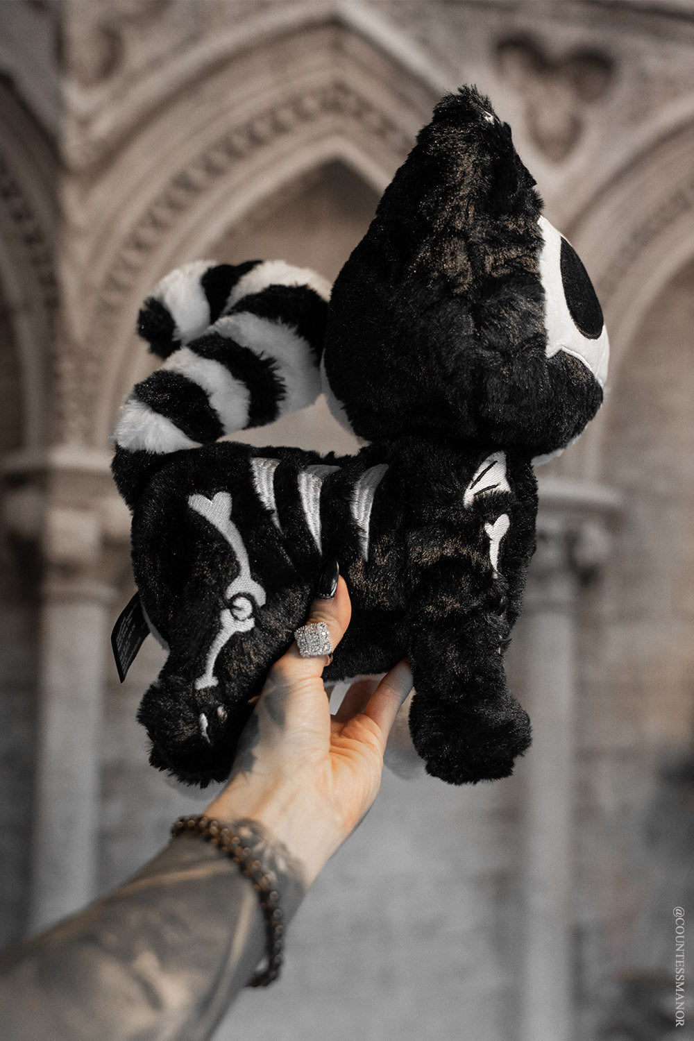 Splitzokitty Plush Toy Black and White Limited Edition