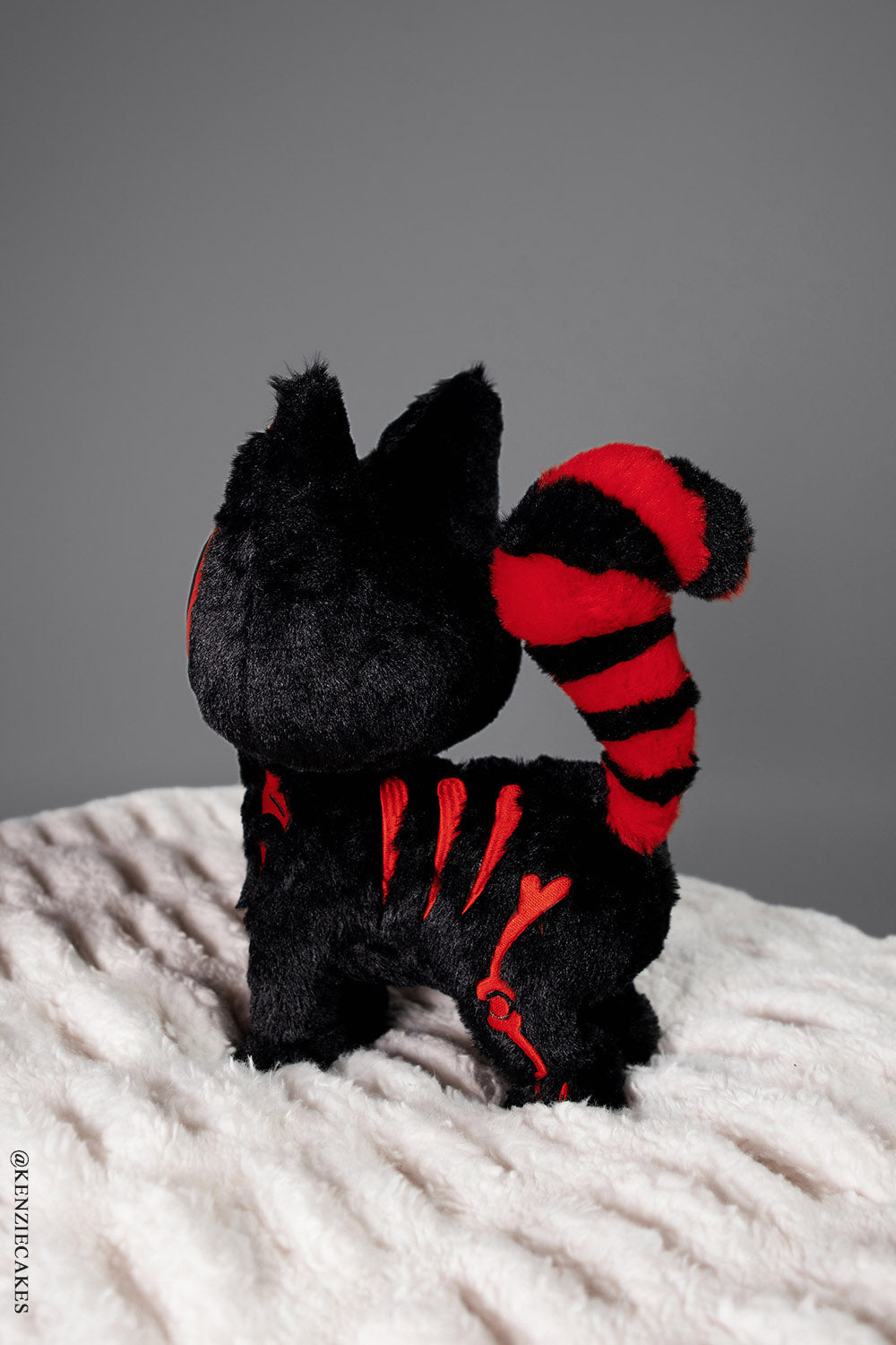 Skelekitty Plush Toy Red Bones Limited Edition