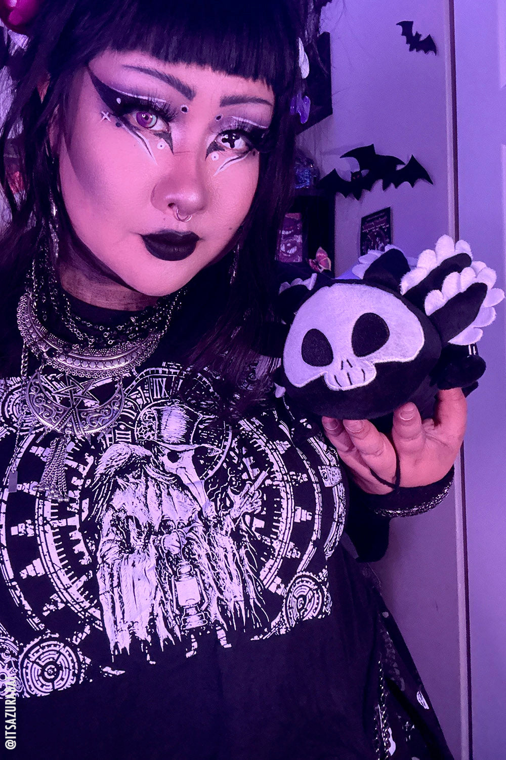 Spooksalotl the Axolotl Plush Toy