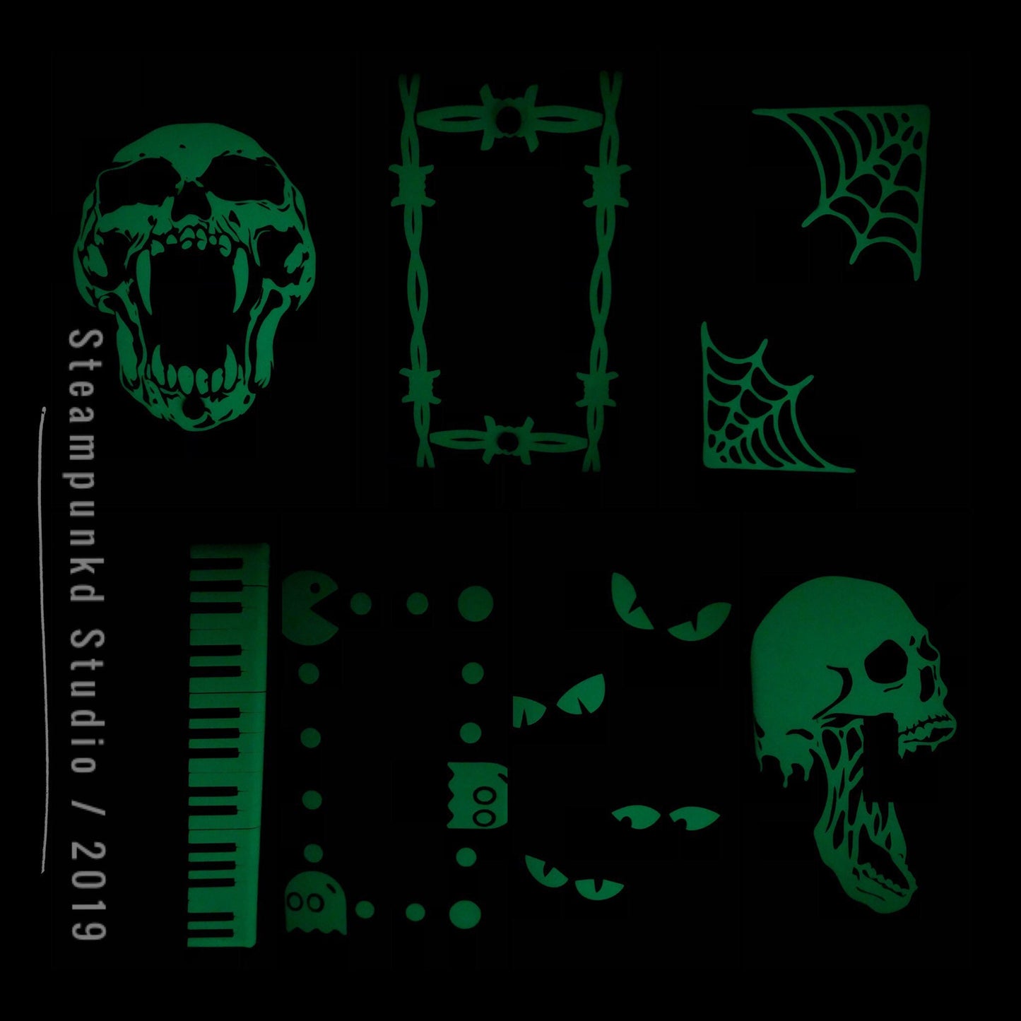 Custom Glow in the Dark Single Wide Light Switch and Outlet Cover Plates