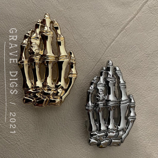 Skeleton Hand Belt Buckle | Gothic Fashion Punk Metal