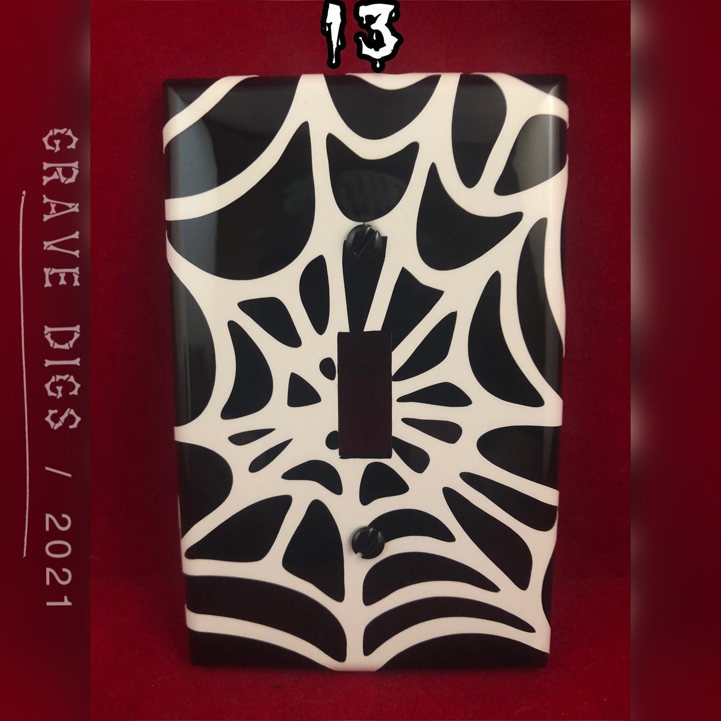 Custom Glow in the Dark Single Wide Light Switch and Outlet Cover Plates