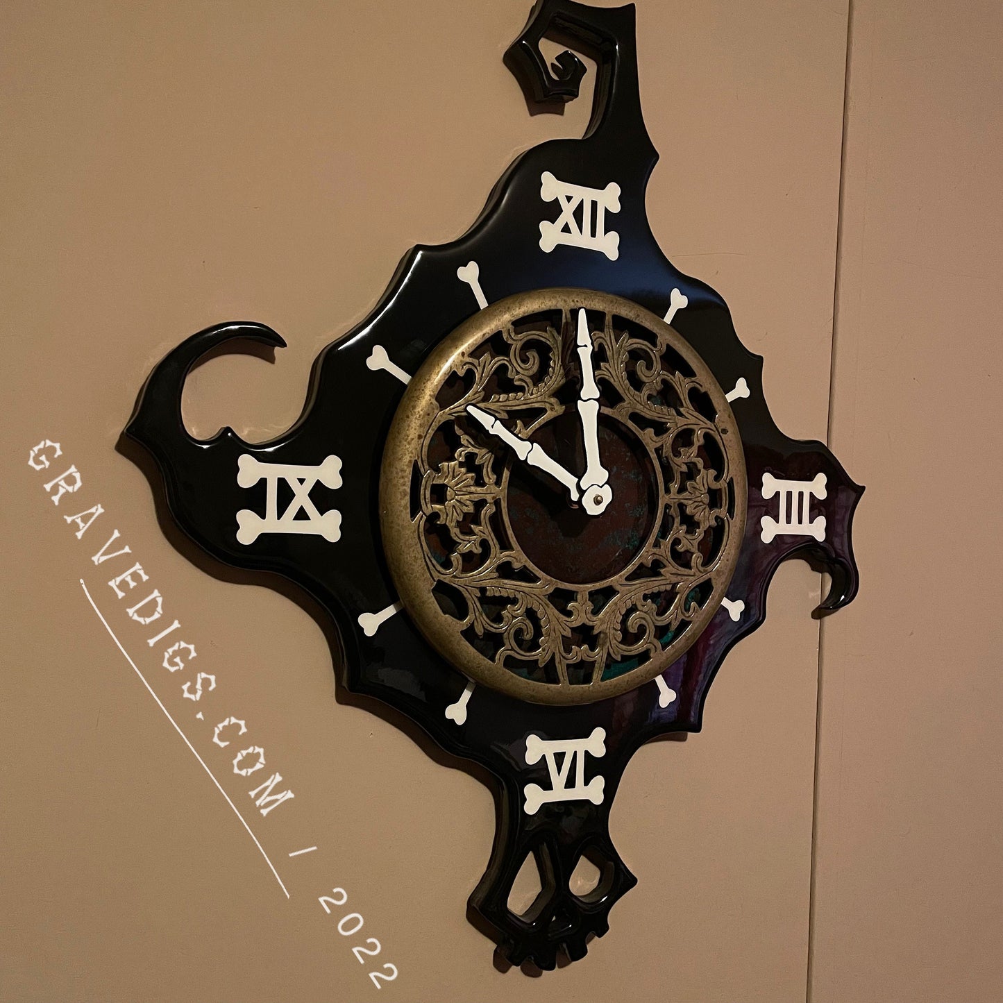 Nightmare Before Christmas Clock | Glow in the Dark | Handmade Original