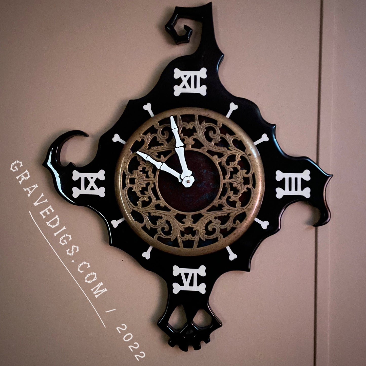 Nightmare Before Christmas Clock | Glow in the Dark | Handmade Original