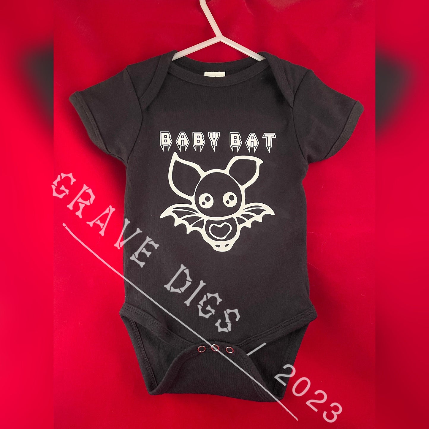 Baby Bat | Custom Glow in the Dark Gothic Baby Onesie