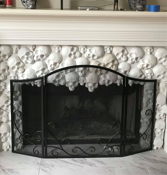 Skull Fireplace Mold Set