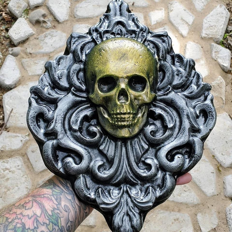 Skull Damask 1pc