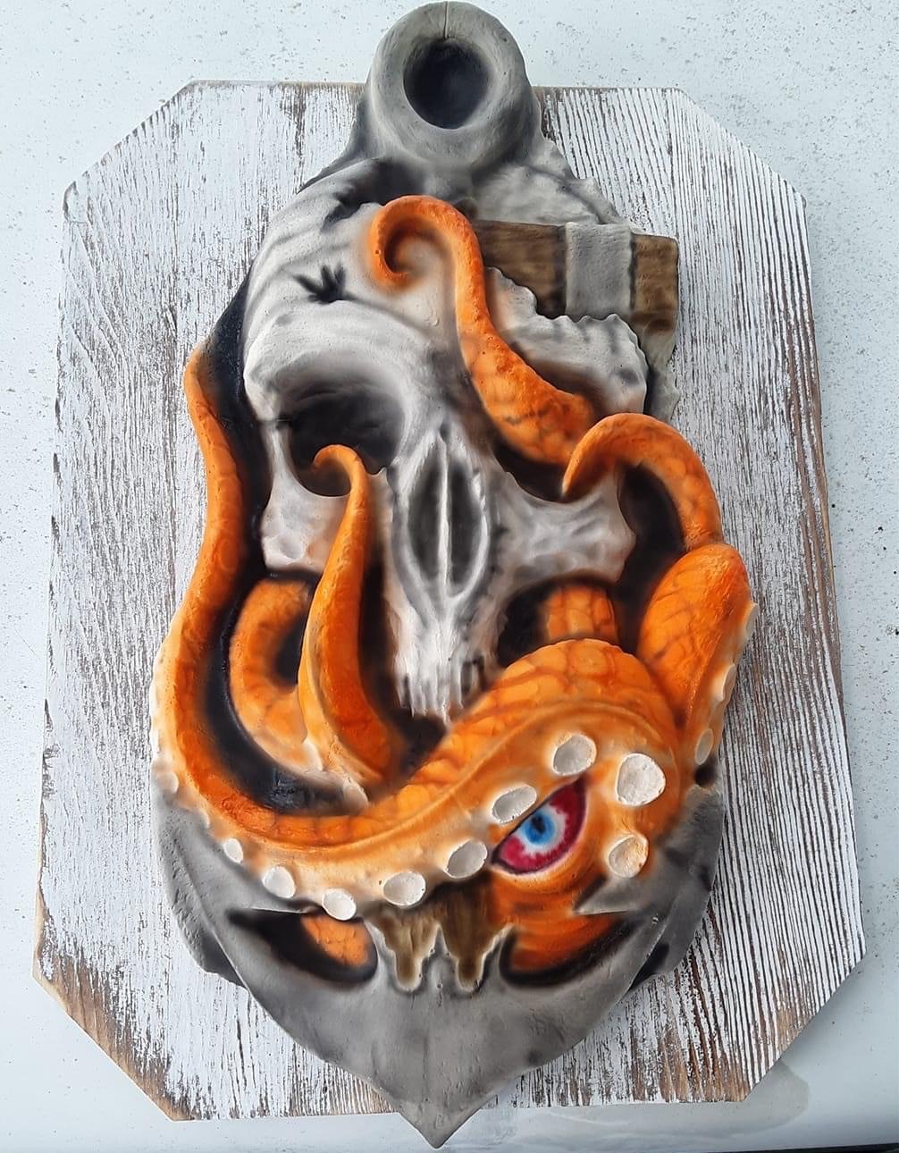 Kraken Skull Mold