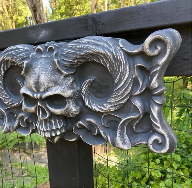 Skull Devil Mold 20" ABS