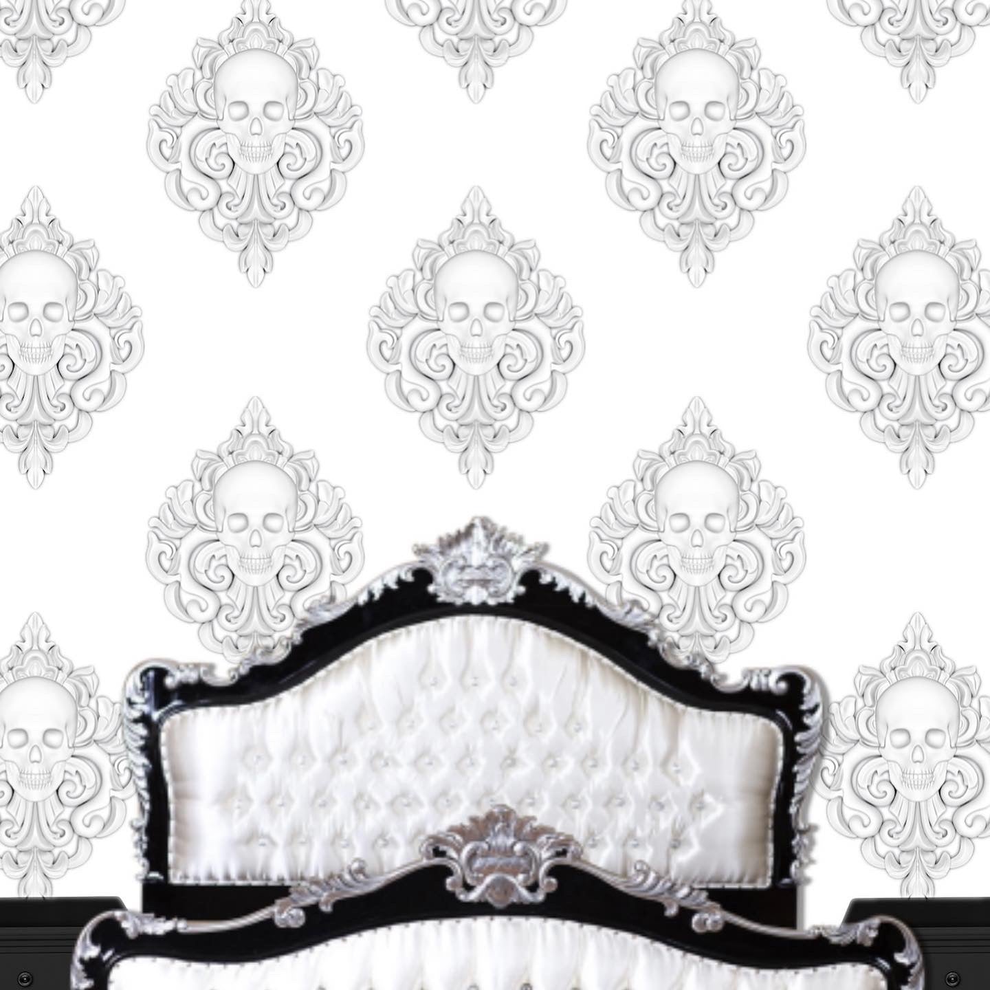 Skull Damask 1pc