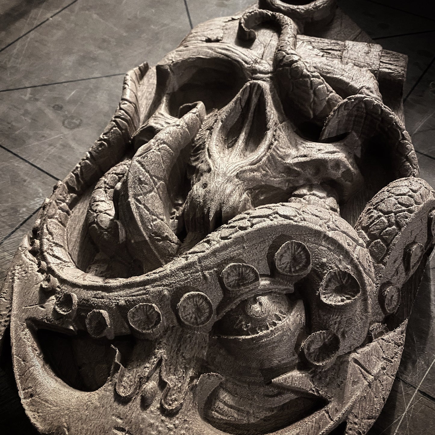 Kraken Skull Mold