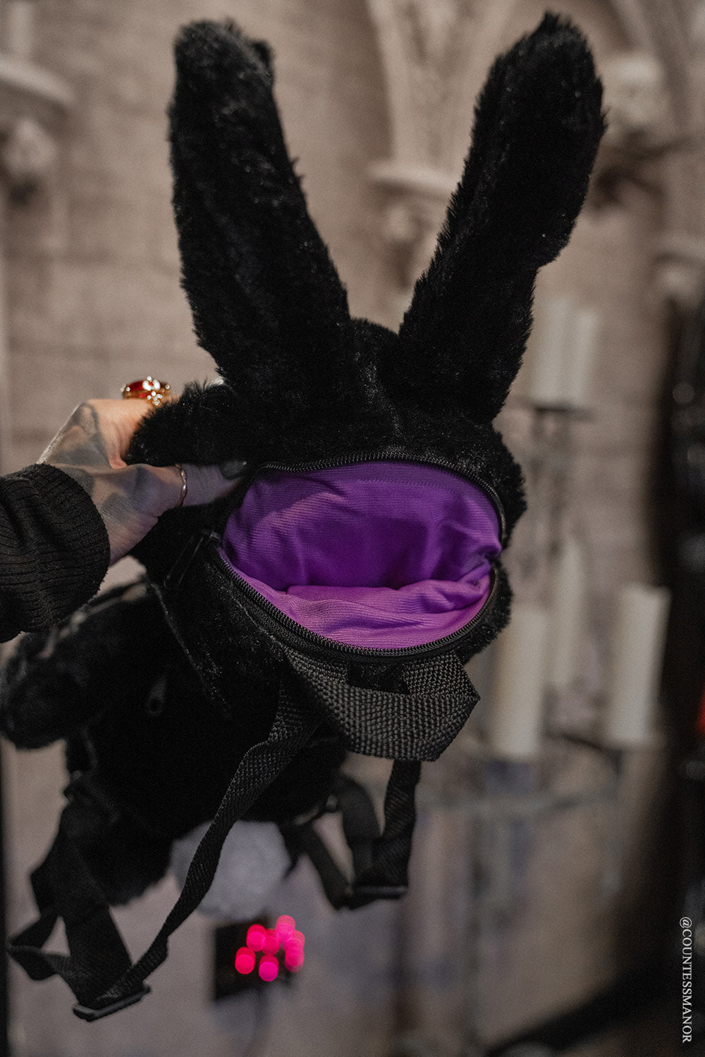 RIP Rabbit Plush Backpack