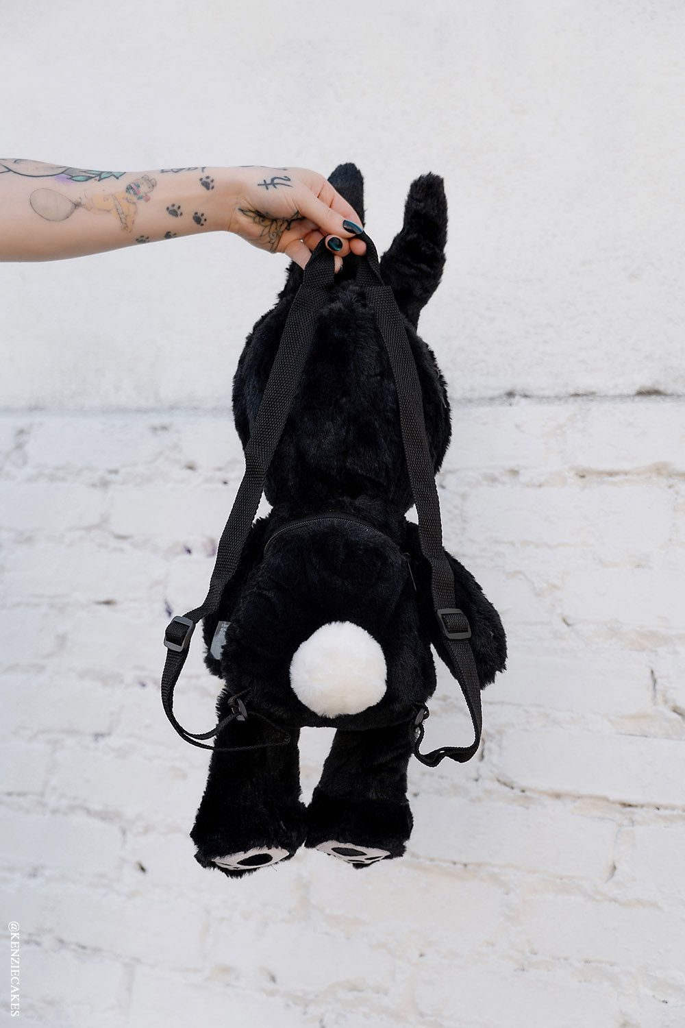 RIP Rabbit Plush Backpack