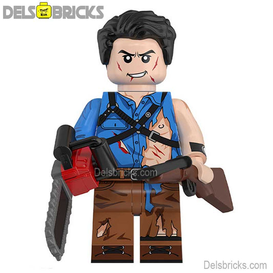 Ash from The Evil Dead Lego Horror Movie Minifigures Custom Toys NEW 1