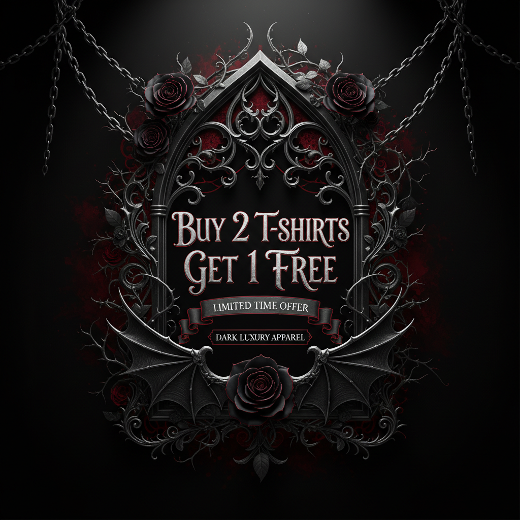 Buy 2 T-shirts Get 1 Shirt or Hat Free