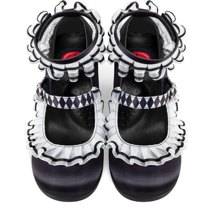 Chocolaticas® Mid Heels Arlequin Women's Mary Jane Pump