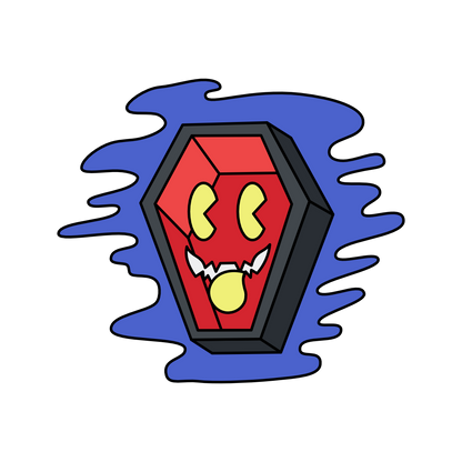 Coffin - Enamel Pin
