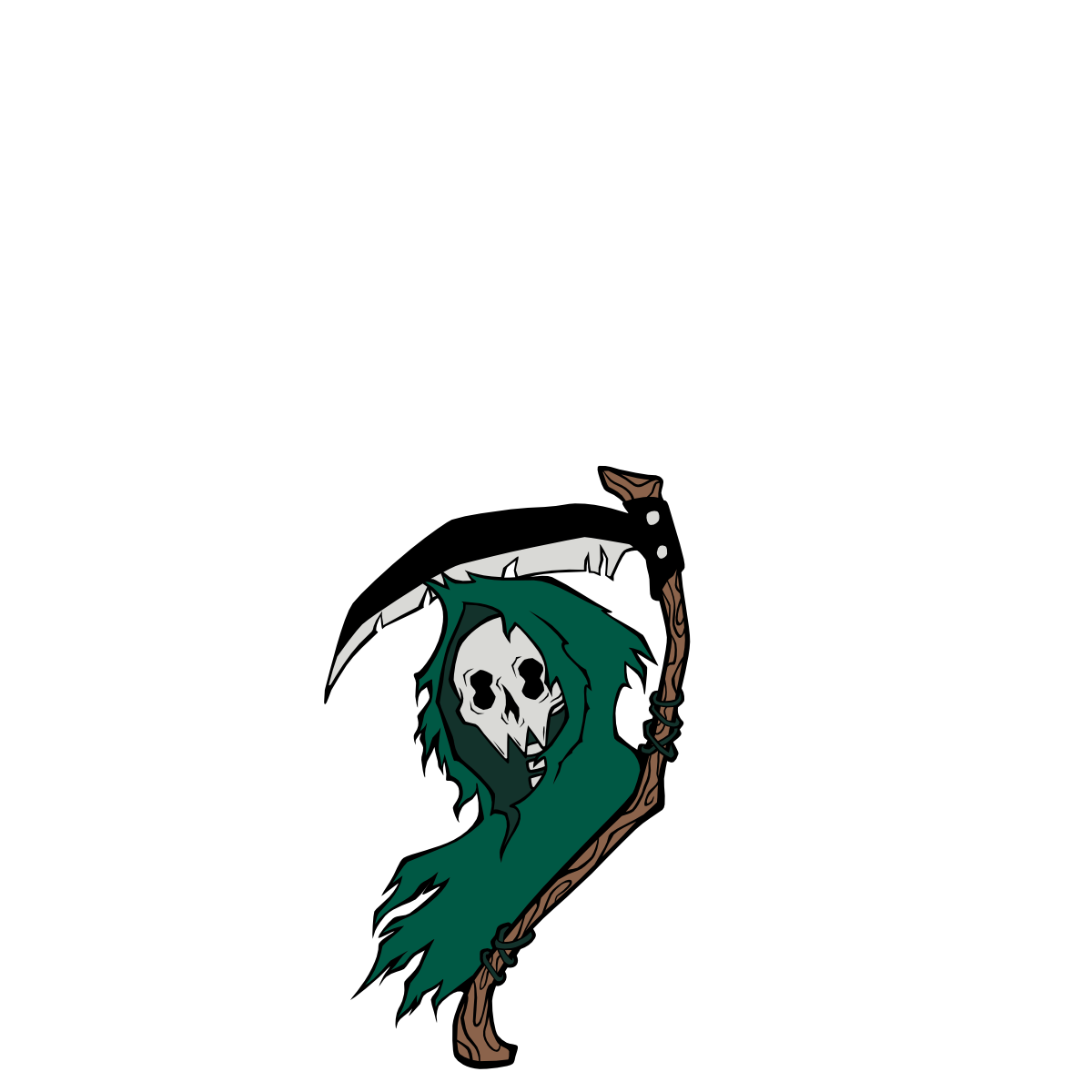 Death - Grim Reaper Enamel Keychain