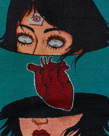 Detachment - Anatomical Heart Woven Blanket