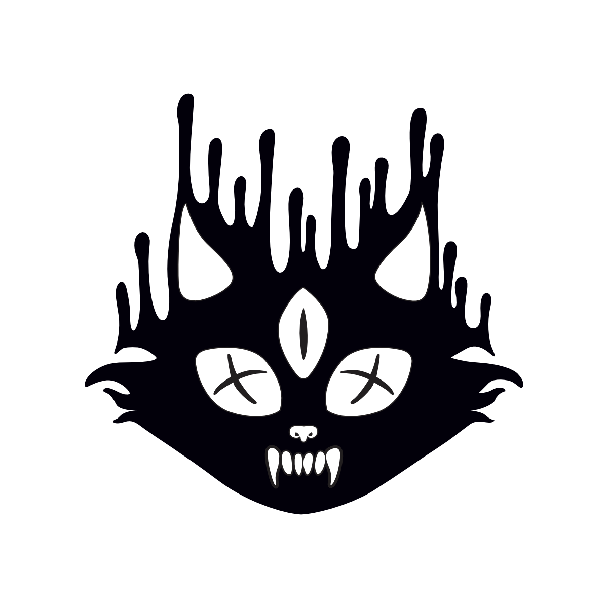 Doom - Melting Cat Enamel Pin
