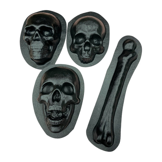 4pc Skull Mold Set