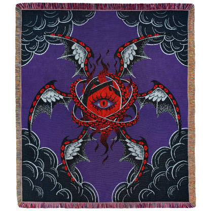 Mephisto - Seraphim Dark Angel Woven Blanket
