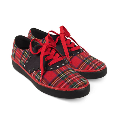 Chocolaticas® Rebel Tartan Casual Sneaker
