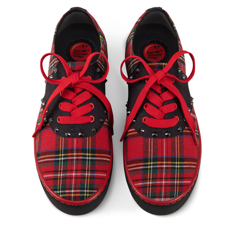 Chocolaticas® Rebel Tartan Casual Sneaker